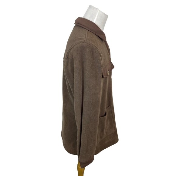 Blankncy Mens Brown Taupe Button-Up Jacket Sz L - New - Picture 2 of 9